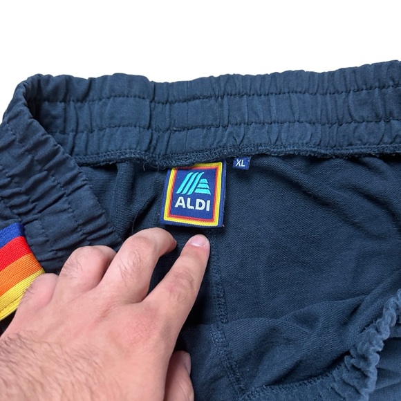 Women’s Y2K ALDIs Blue Grocery Store Jogger Sweatpants Size XL - Picture 6 of 8